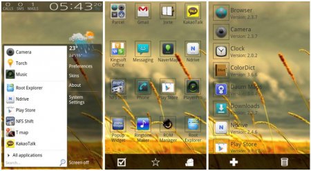 Start menu for Android 